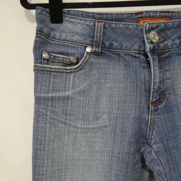 BOOM BOOM JEANS USA | size 11 | Classic Flared Blue Jeans - Picture 3 of 16